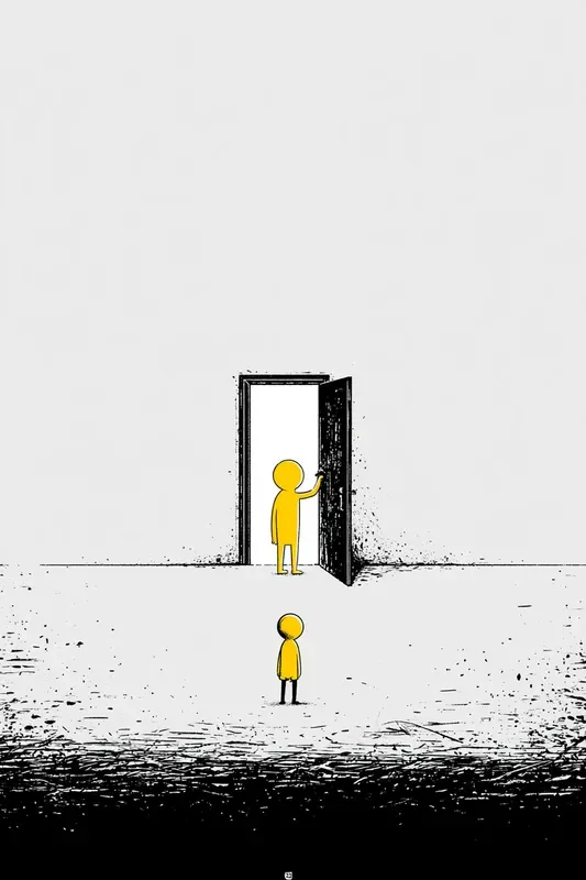 Minimalist Stick Figure Conceptuals