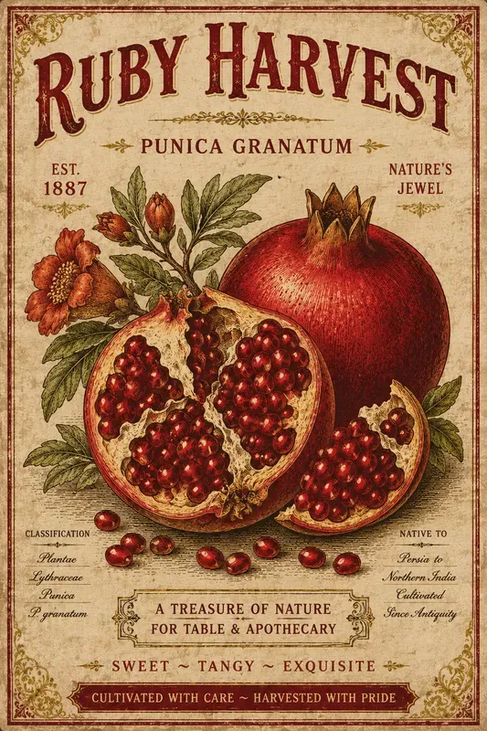 Vintage Botanical Fruit Art Prints