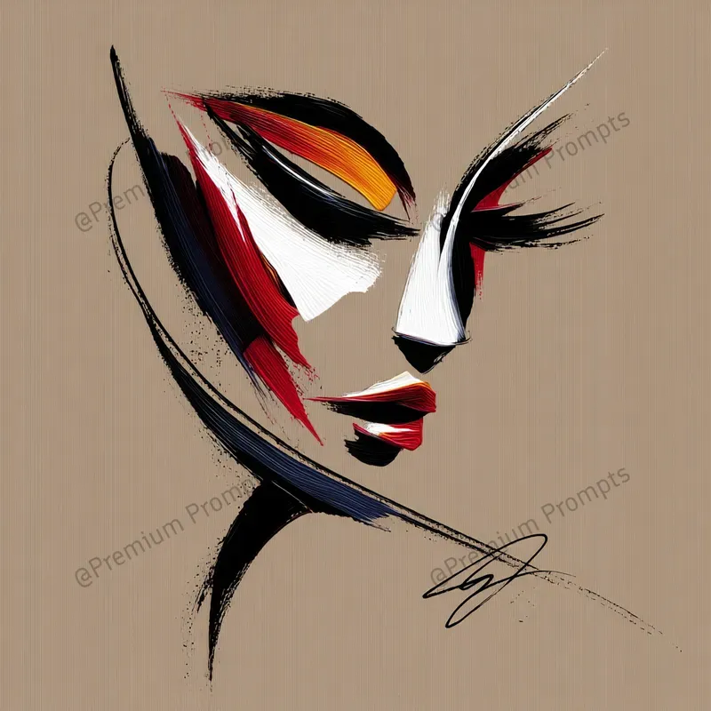 Heavy Impasto Brushstrokes Clipart Logos