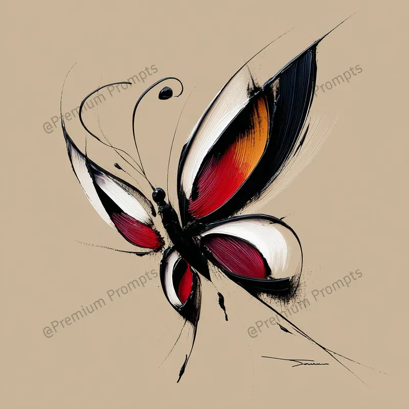 Heavy Impasto Brushstrokes Clipart Logos