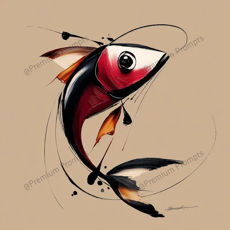 Heavy Impasto Brushstrokes Clipart Logos