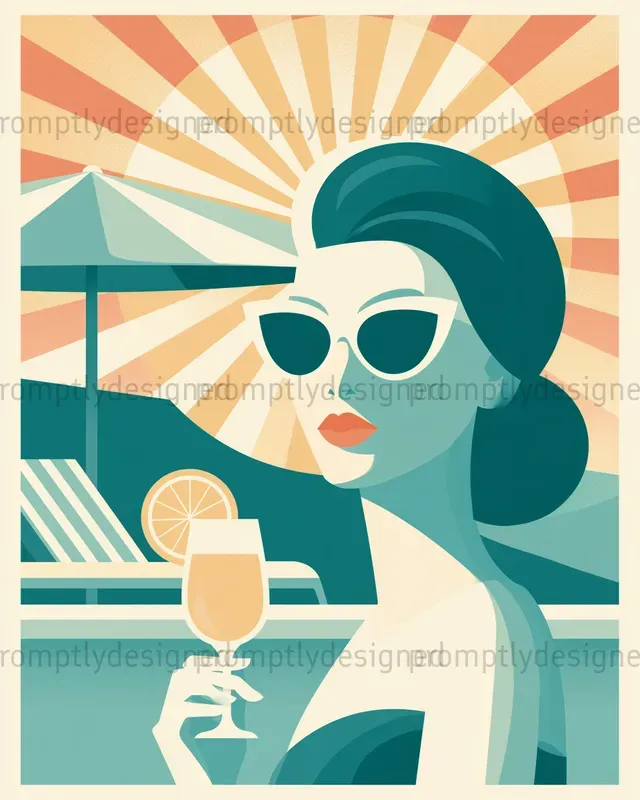 Cel Shaded Retro Posters