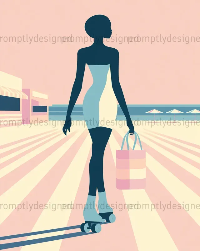 Cel Shaded Retro Posters