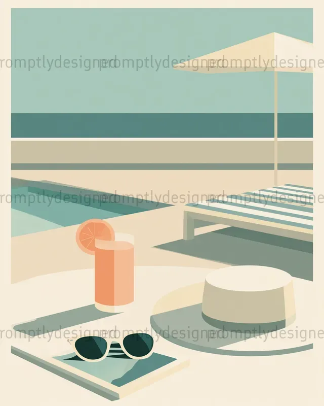 Cel Shaded Retro Posters