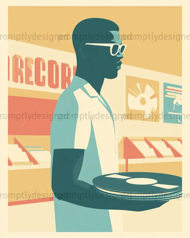 Cel Shaded Retro Posters