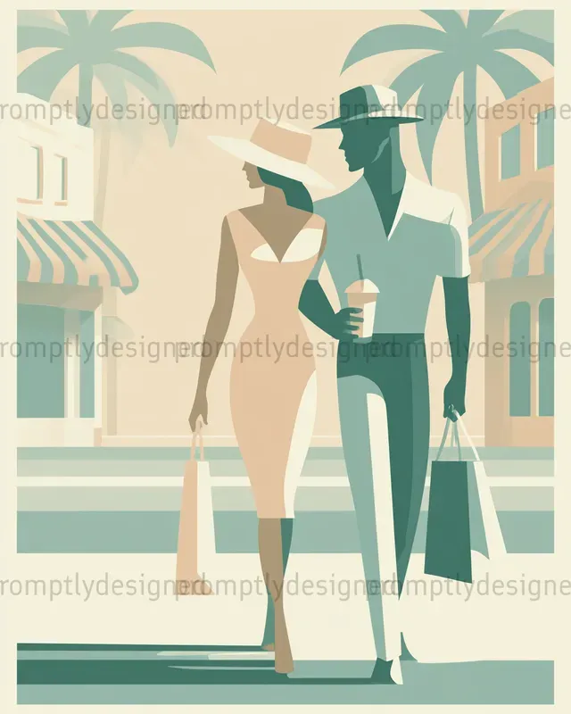 Cel Shaded Retro Posters