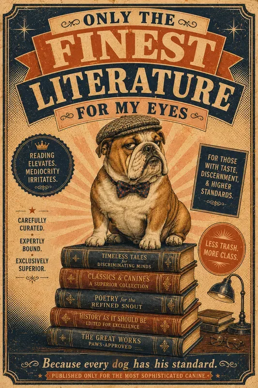 Vintage Sarcastic Animal Poster Designs
