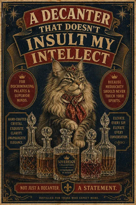 Vintage Sarcastic Animal Poster Designs