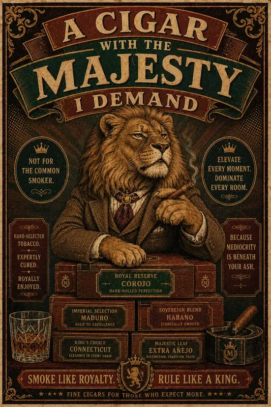 Vintage Sarcastic Animal Poster Designs
