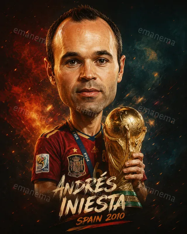 Fifa World Cup Caricature Portraits