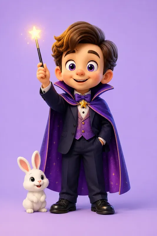 Cute 3D Cartoon Character Posters