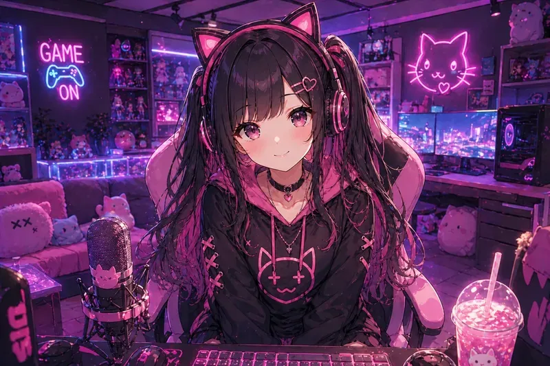 Seamless Anime Character Backgrounds