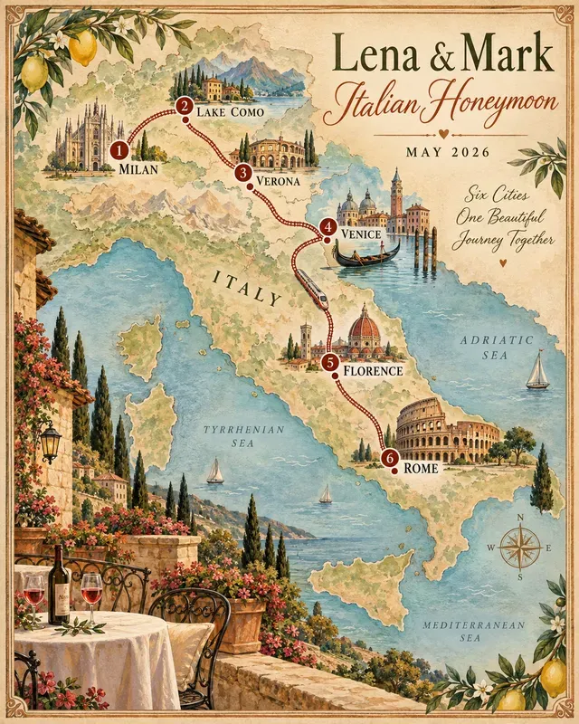 Personalized Travel Route Maps