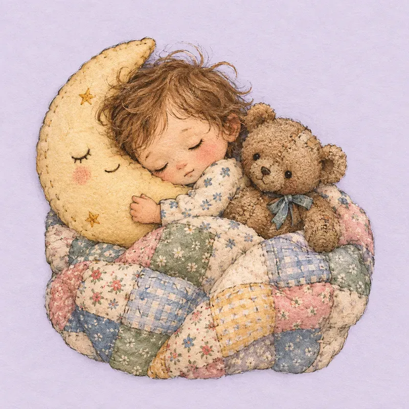 Vintage Felted Storybook Friends