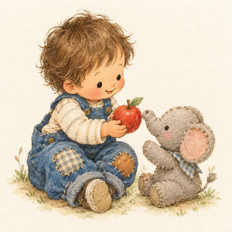 Vintage Felted Storybook Friends