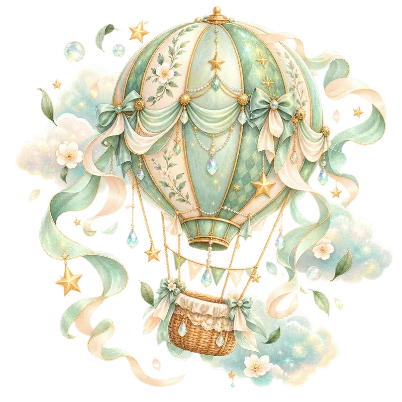 Dreamy Pastel Baby Shower Clipart Art
