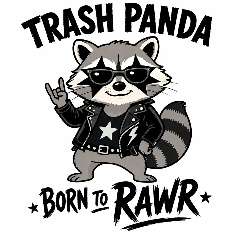 Cute Rockstar Animal Parody Illustrations