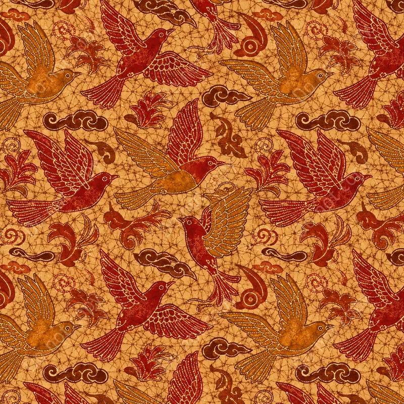 Batik Wax Resist Seamless Tiles