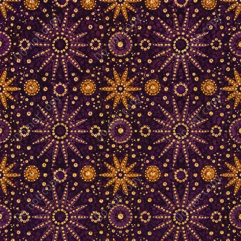 Batik Wax Resist Seamless Tiles