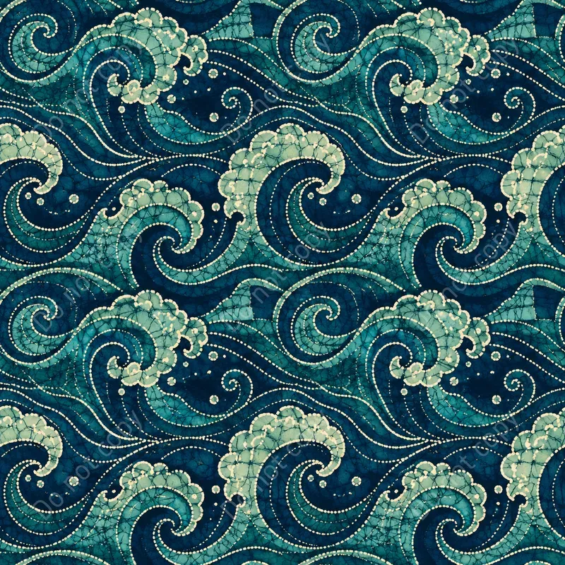 Batik Wax Resist Seamless Tiles
