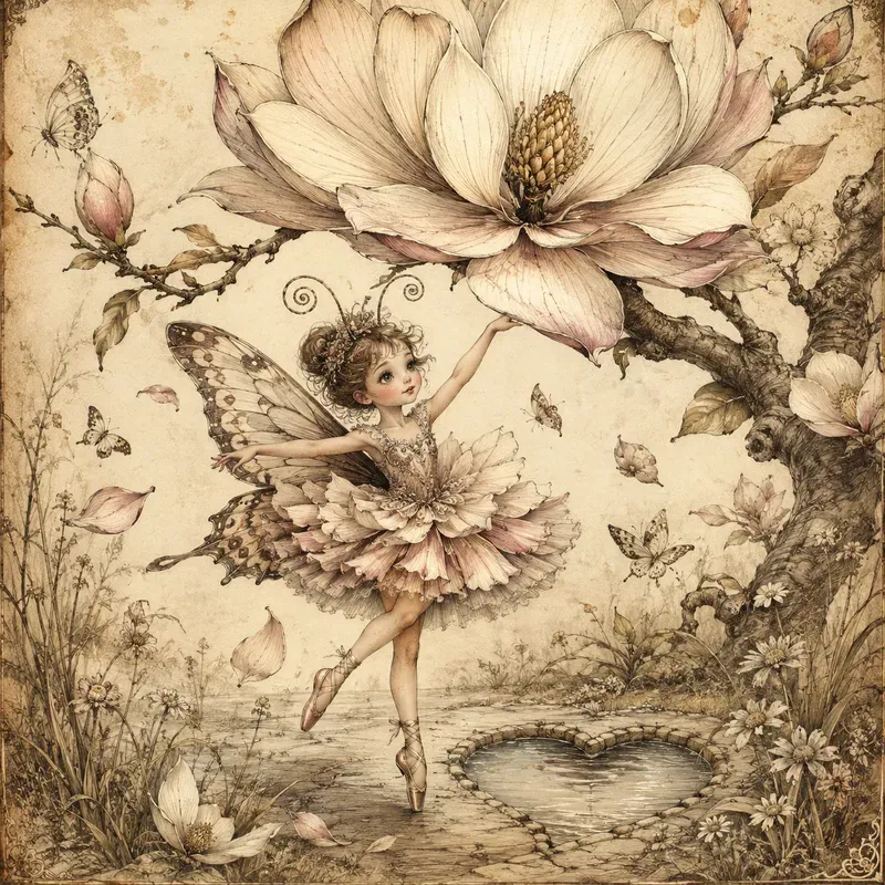 Whimsical Sunflower Garden Fairies