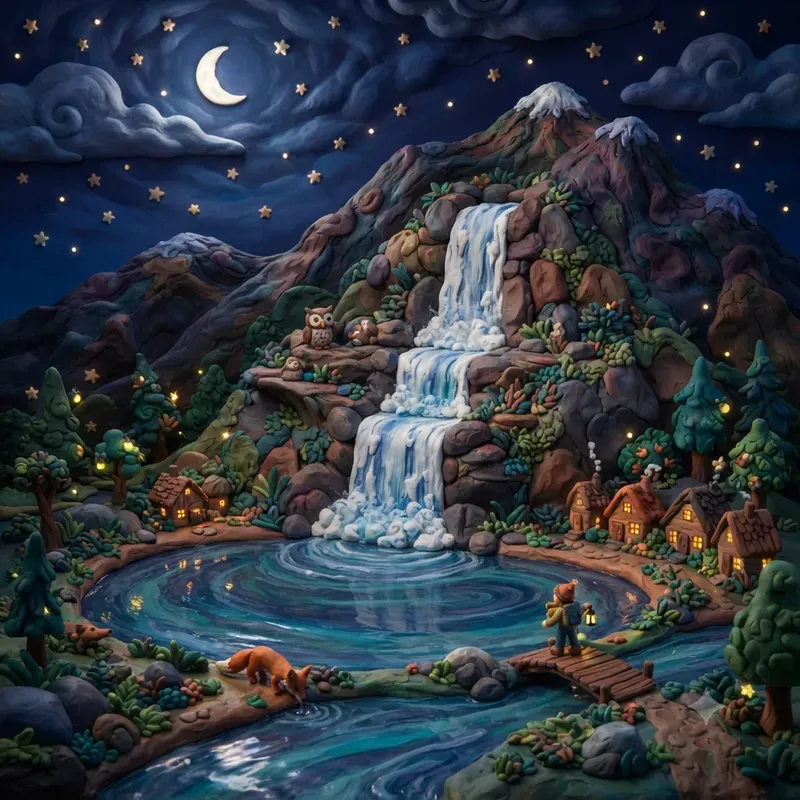 Claymation Nature Landscapes