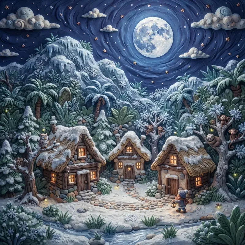 Claymation Nature Landscapes