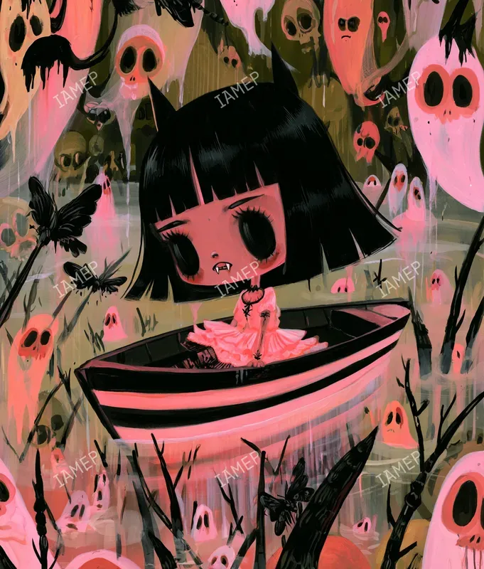 Creepycute Gothic Storybook Art