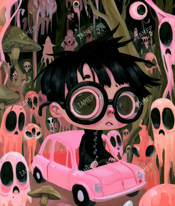Creepycute Gothic Storybook Art