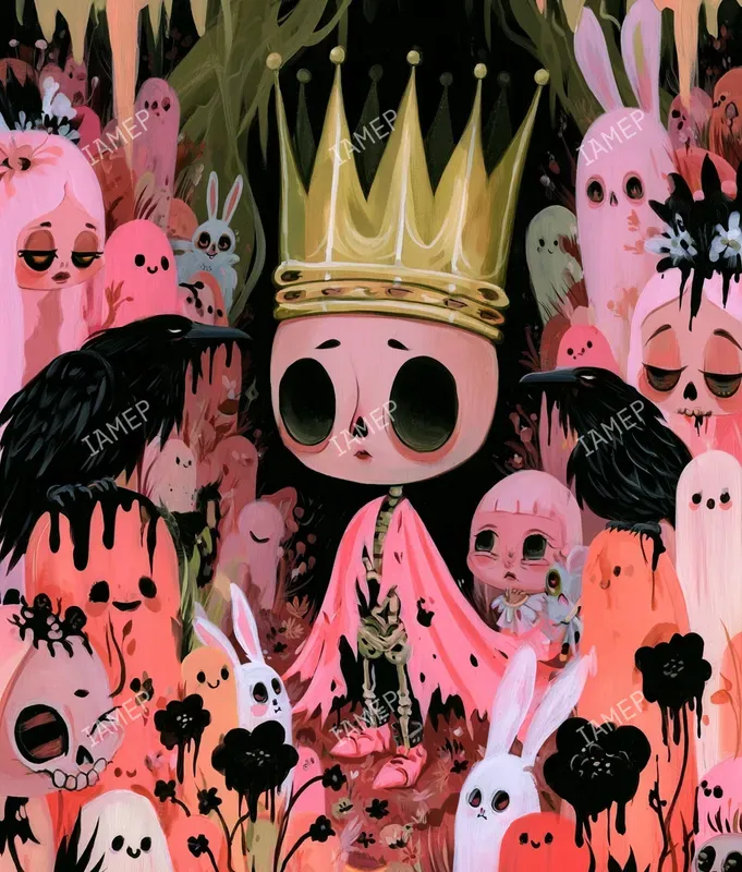 Creepycute Gothic Storybook Art
