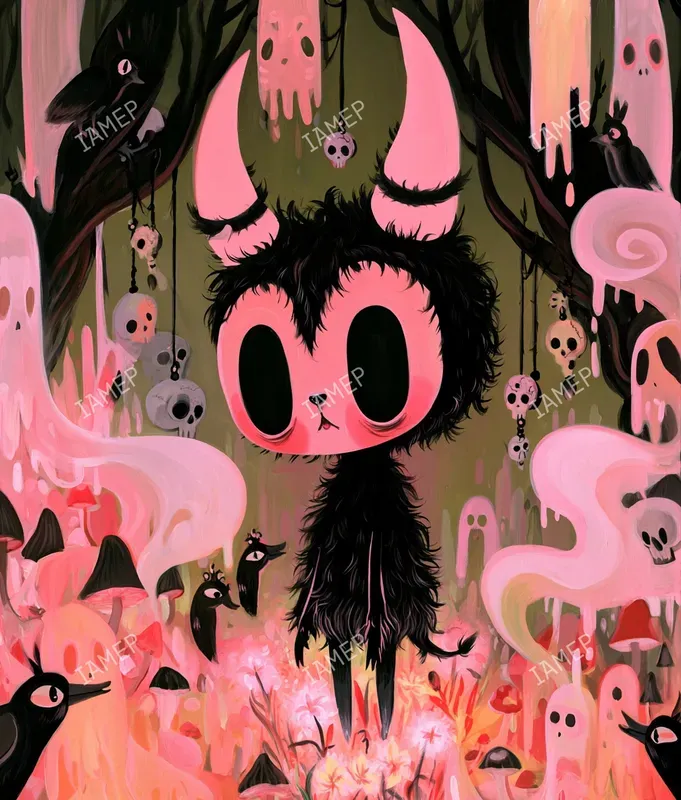 Creepycute Gothic Storybook Art