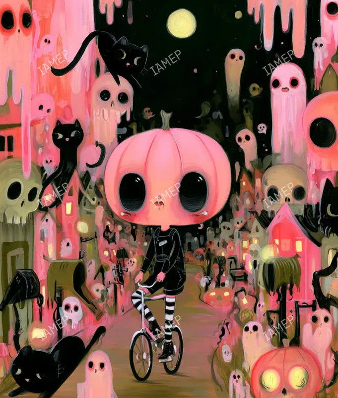 Creepycute Gothic Storybook Art
