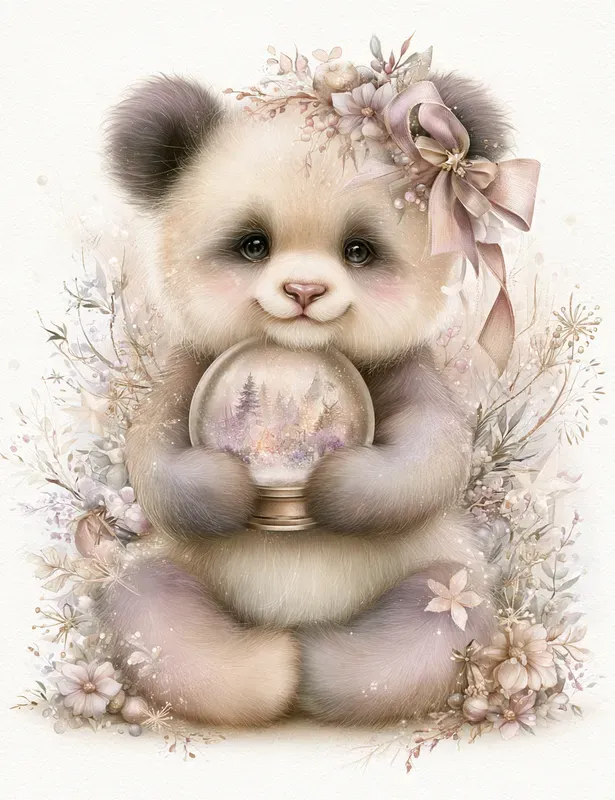 Watercolor Christmas Character Cliparts