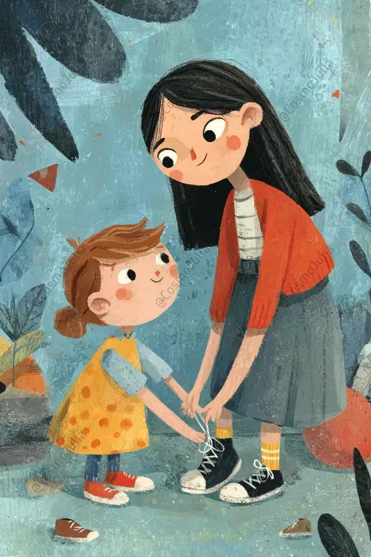 Cozy Childrens Watercolor Moments