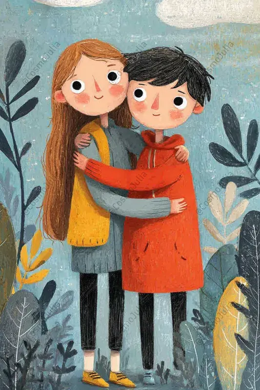 Cozy Childrens Watercolor Moments