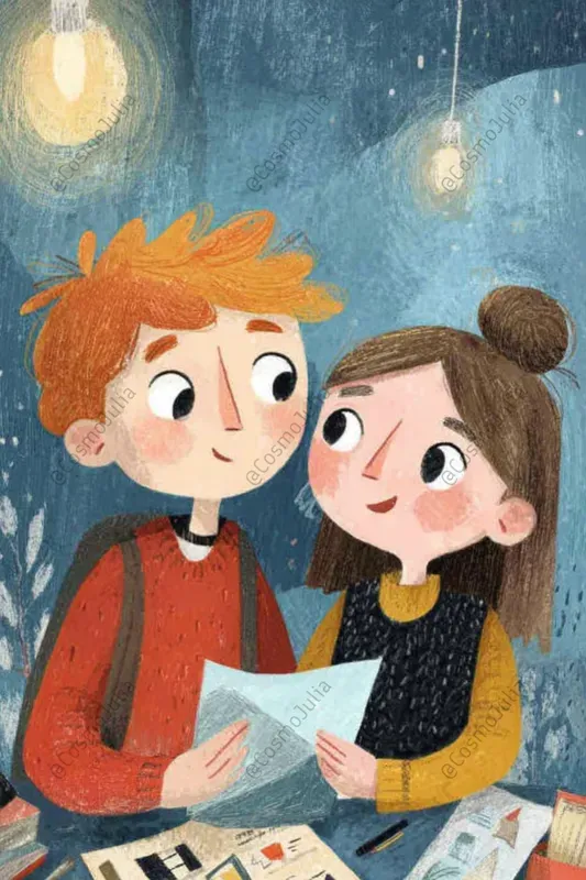 Cozy Childrens Watercolor Moments