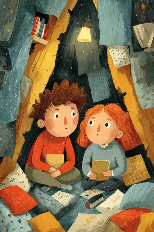 Cozy Childrens Watercolor Moments