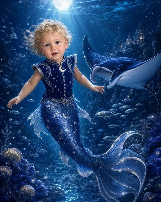 Mermaid Child Photo Storybook Portraits