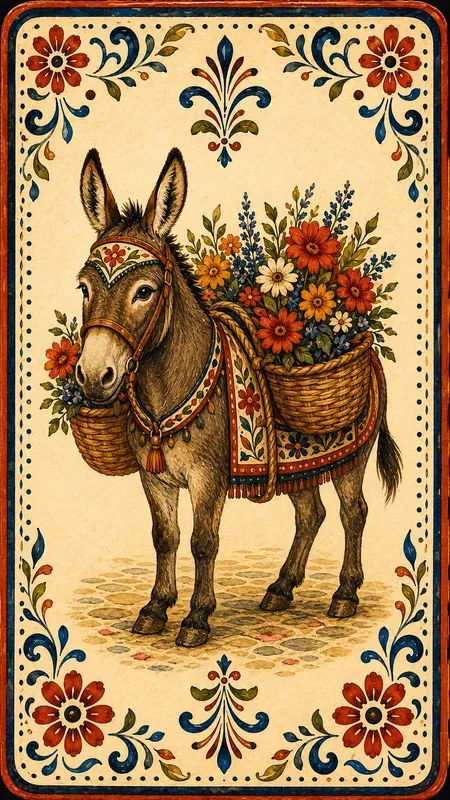 Greek Folk Art Mini Card Illustrations