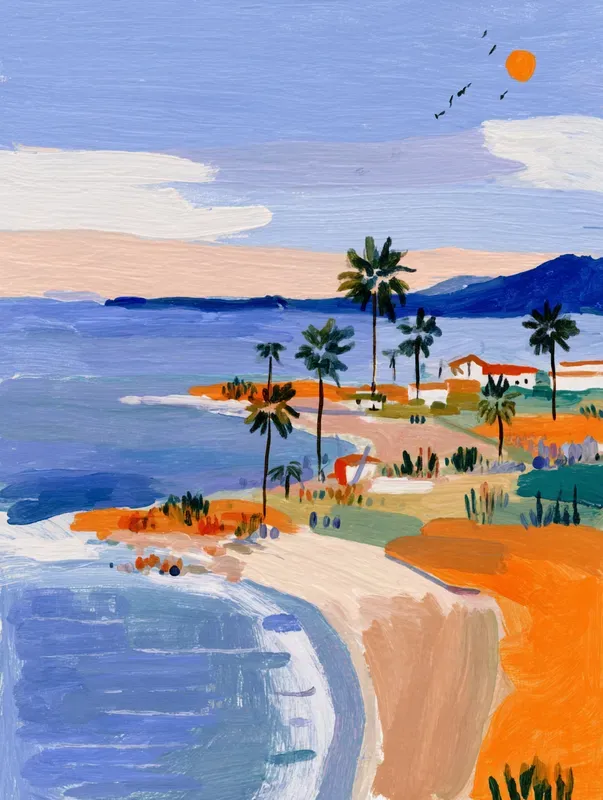 Modern Naive Decorative Paintings
