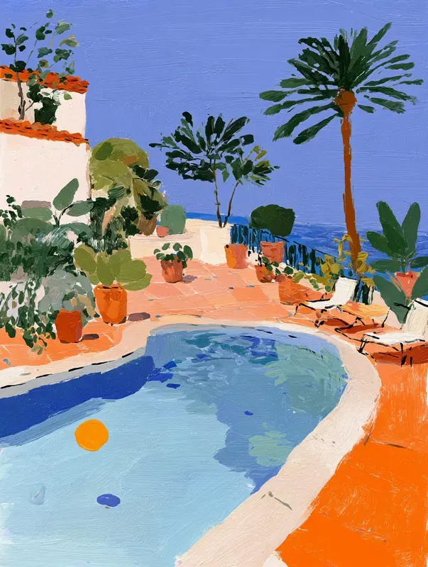 Modern Naive Decorative Paintings