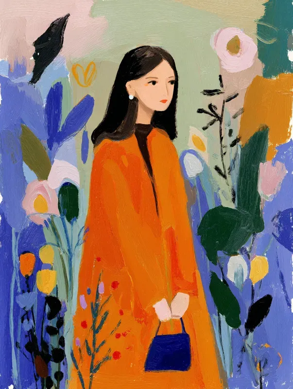 Modern Naive Decorative Paintings