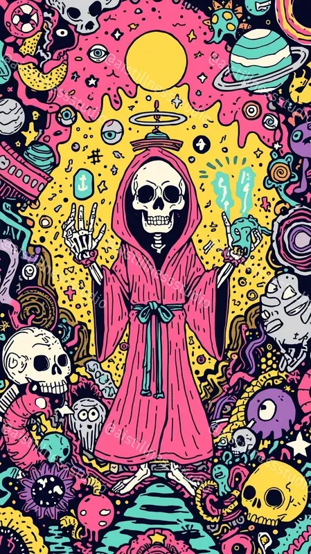 Surreal Psychedelic Doodle Illustrations