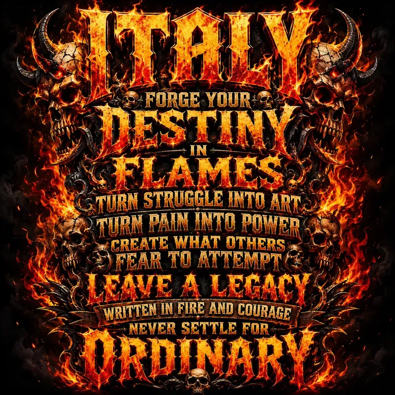 Infernal Quote Poster Generator