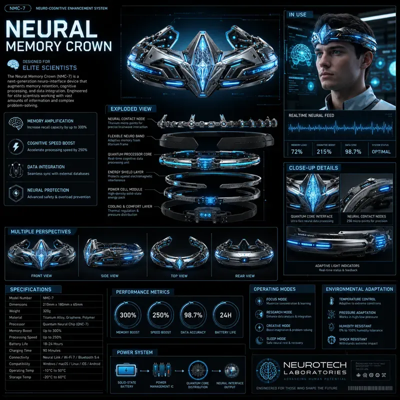 Futuristic Product Blueprint Generator