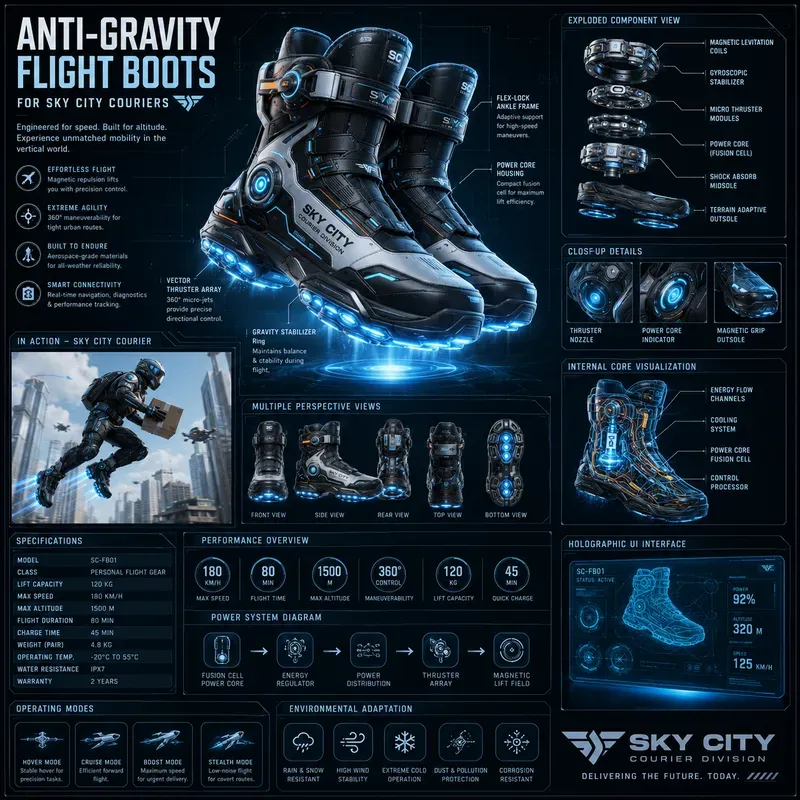 Futuristic Product Blueprint Generator