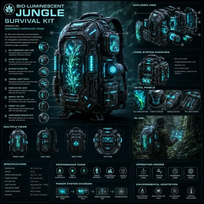 Futuristic Product Blueprint Generator