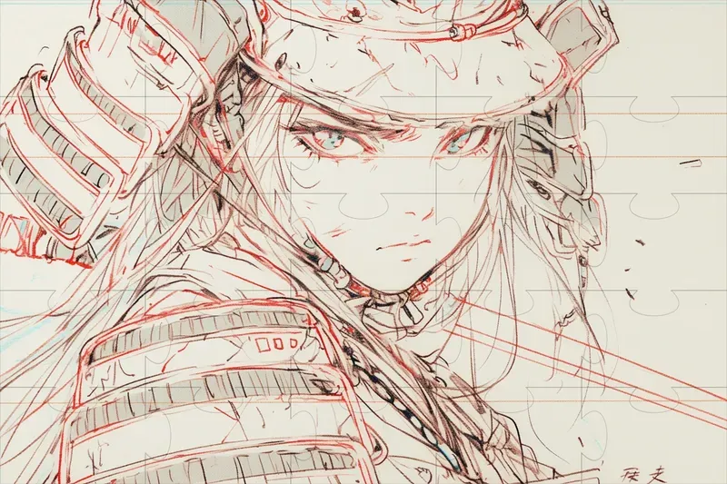 Anime Douga Keyframe Drawings