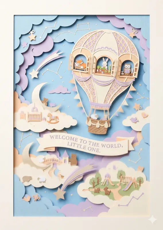 Layered Discovery Greeting Cards