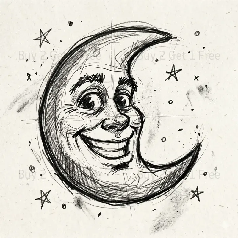 Raw Pencil Character Sketches